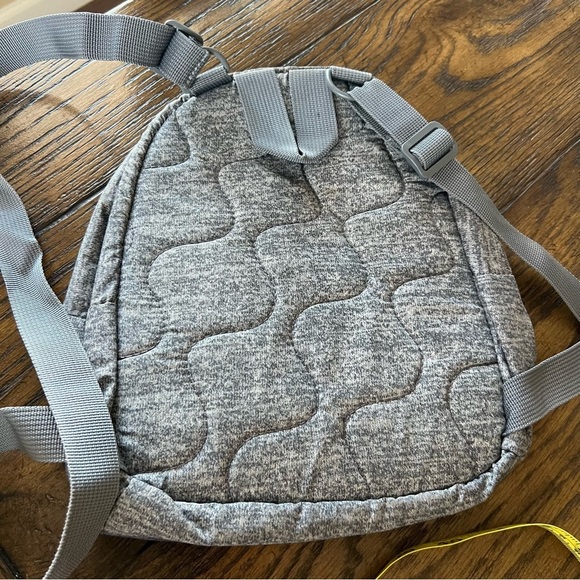 ADIDAS Linear Mini Backpack Small Gray Adjustable Travel Bag, - Picture 6 of 15